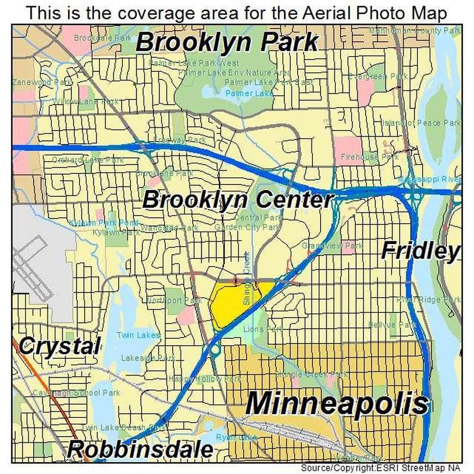 Aerial Photography Map Of Brooklyn Center, Mn Minnesota, Brooklyn Center, United States, Brooklyn On, Brooklyn Park Mn