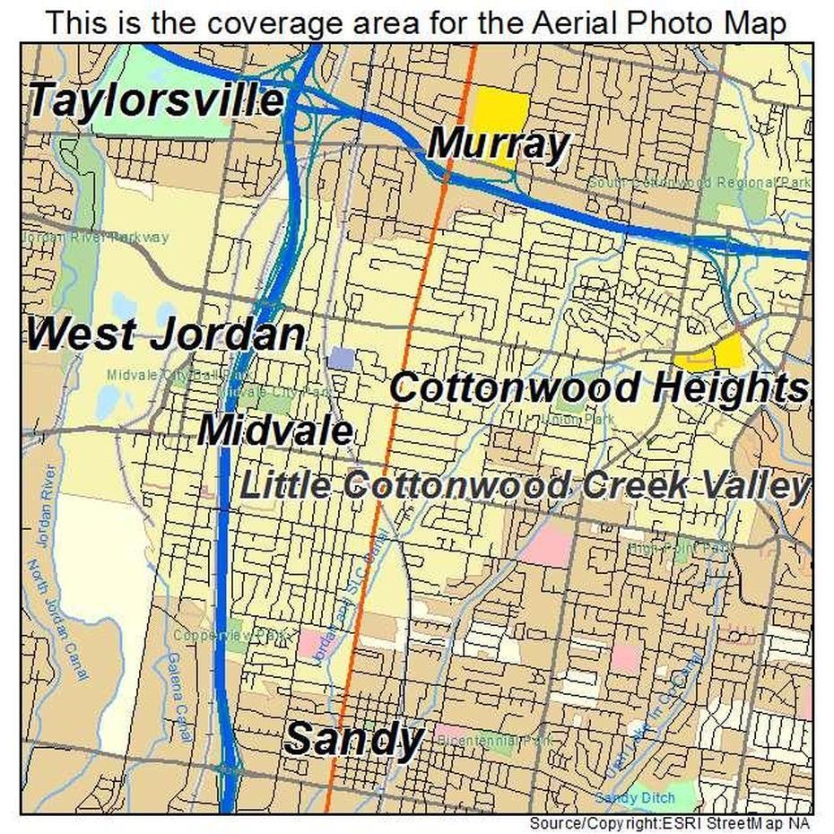 Aerial Photography Map Of Midvale, Ut Utah, Midvale, United States, Midvale Ohio, Draper Utah