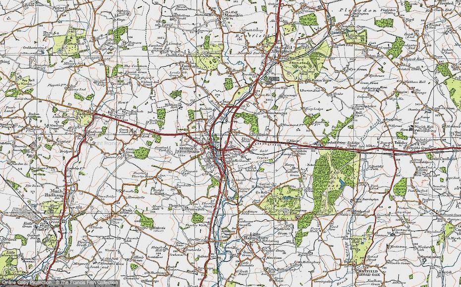 B”Old Maps Of Bishops Stortford, Hertfordshire”, Bishops Stortford, United Kingdom, Bishops Green, Bishop’S Stortford Train Station