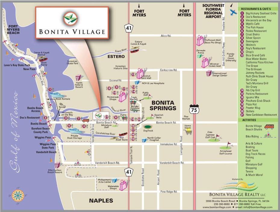 Where Is Bonita Springs Florida On A Map, Bonita Springs, United States, Snake Island Bonita Springs, Bonita Springs Fl Street