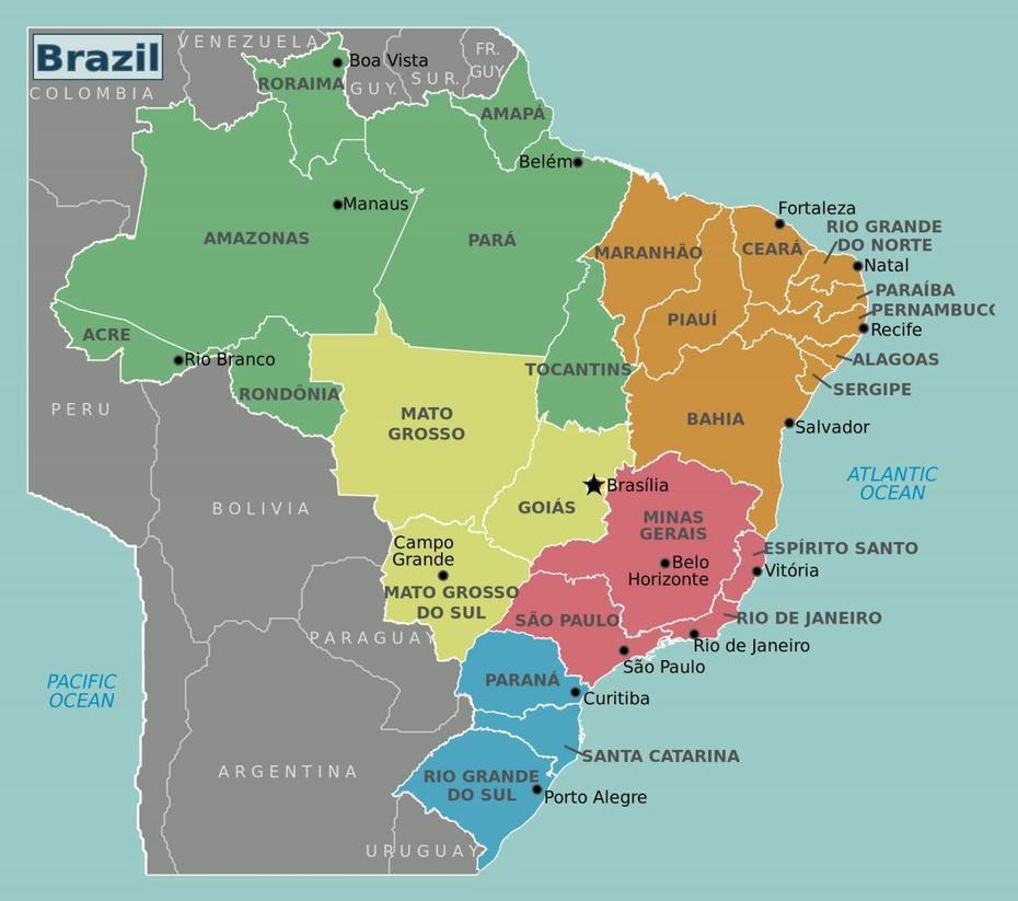 Detailed  Of Brazil, Brazil City, Brazil Cities, Cansanção, Brazil