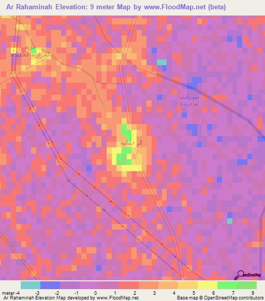 Elevation Of Ar Rahaminah,Egypt Elevation Map, Topography, Contour, Ar Raḩmānīyah, Egypt, Egyptian Tribes, Egypt Topographic