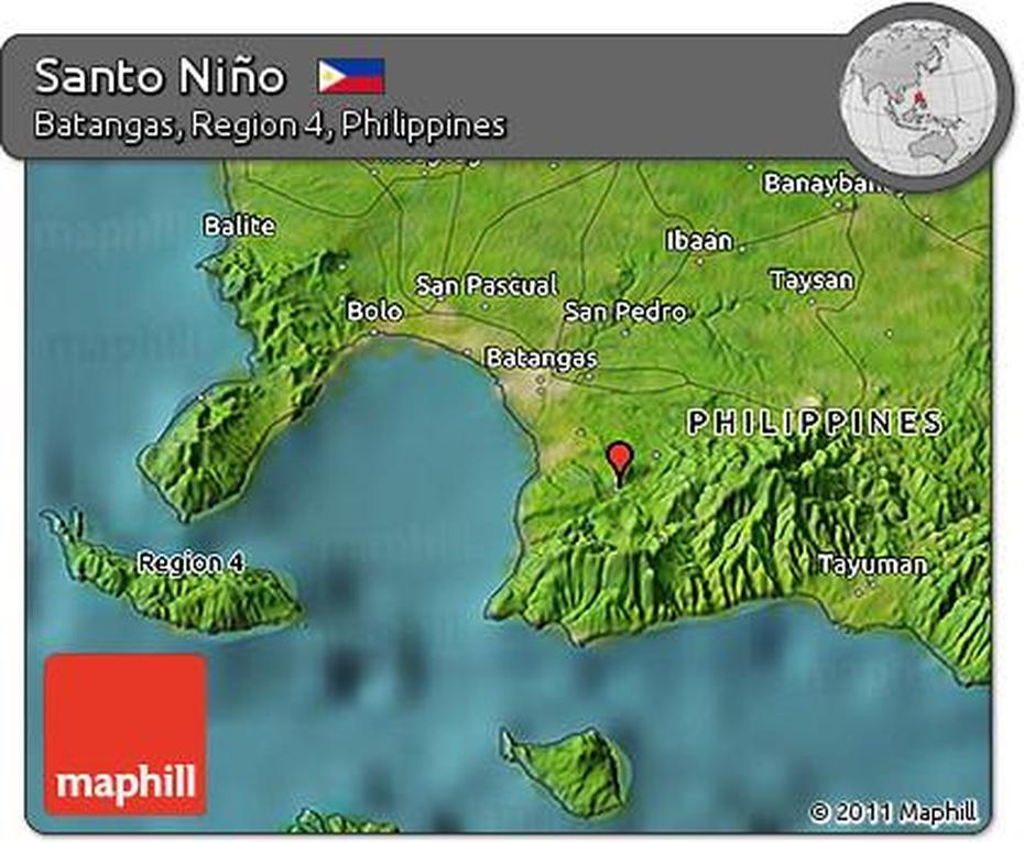 Free Satellite 3D Map Of Santo Nino, Santo Niño, Philippines, Santo Nino Jesus, Sr Sto  Nino