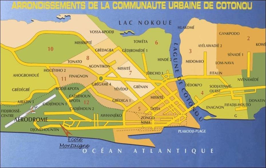 Guide Des Arrondissements Et Quartiers De Cotonou, Cotonou, Benin, Le Benin, Benin City