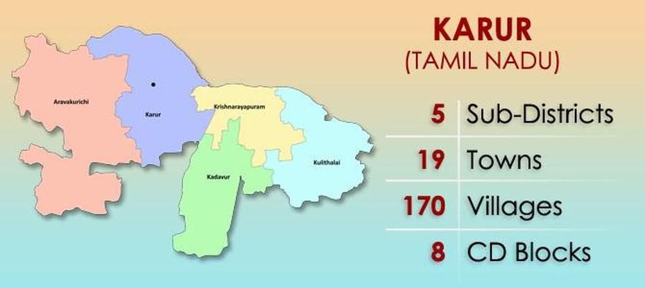 Karur District Map, Karūr, India, Tamil Nadu  Cities, Tamil Nadu  Tourism