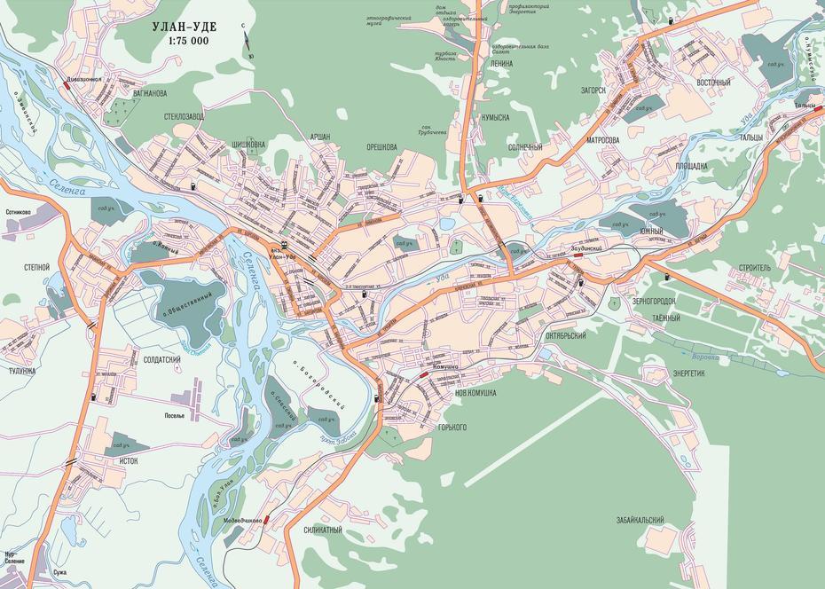 Large Ulan-Ude Maps For Free Download And Print | High-Resolution And …, Ulan-Ude, Russia, Leningrad Russia, Irkutsk Russia