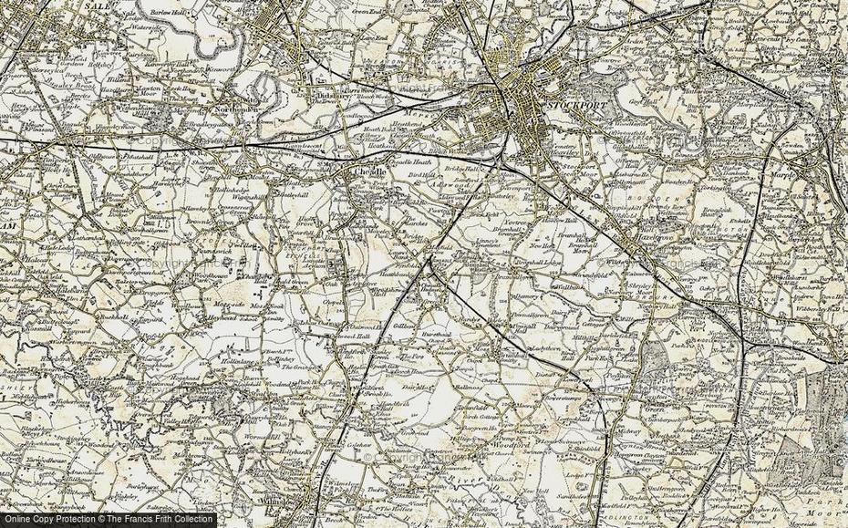 Map Of Cheadle Hulme, 1903 – Francis Frith, Cheadle Hulme, United Kingdom, Stockport Ohio, Laurus Cheadle Hulme