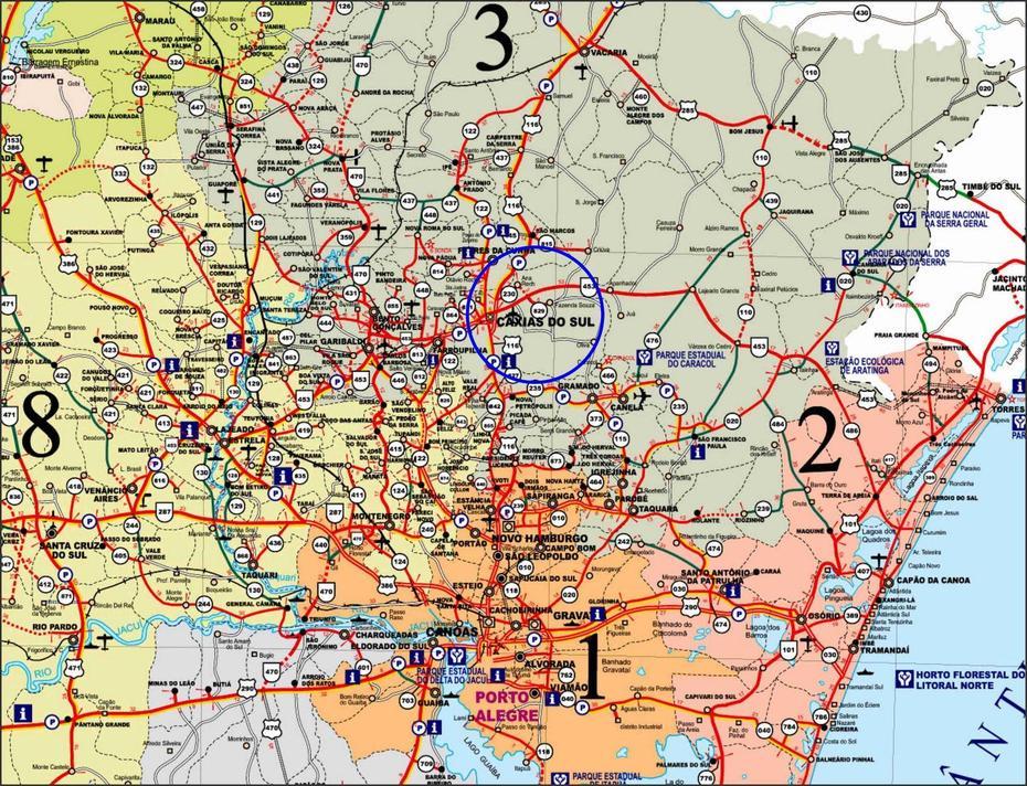 Mapas De Caxias Do Sul – Rs | Mapasblog, Caxias Do Sul, Brazil, Rio Grande Do Sul, Brasil Sul