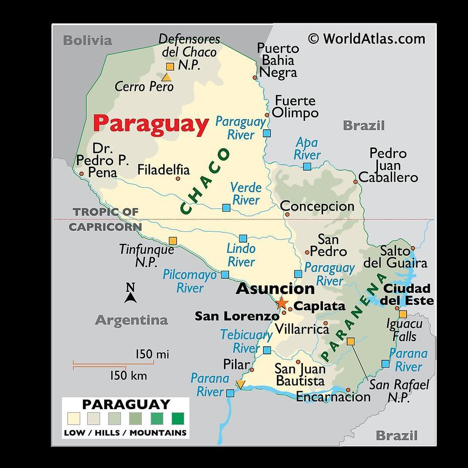 Paraguay Location, Paraguay River, Facts, Ypacaraí, Paraguay