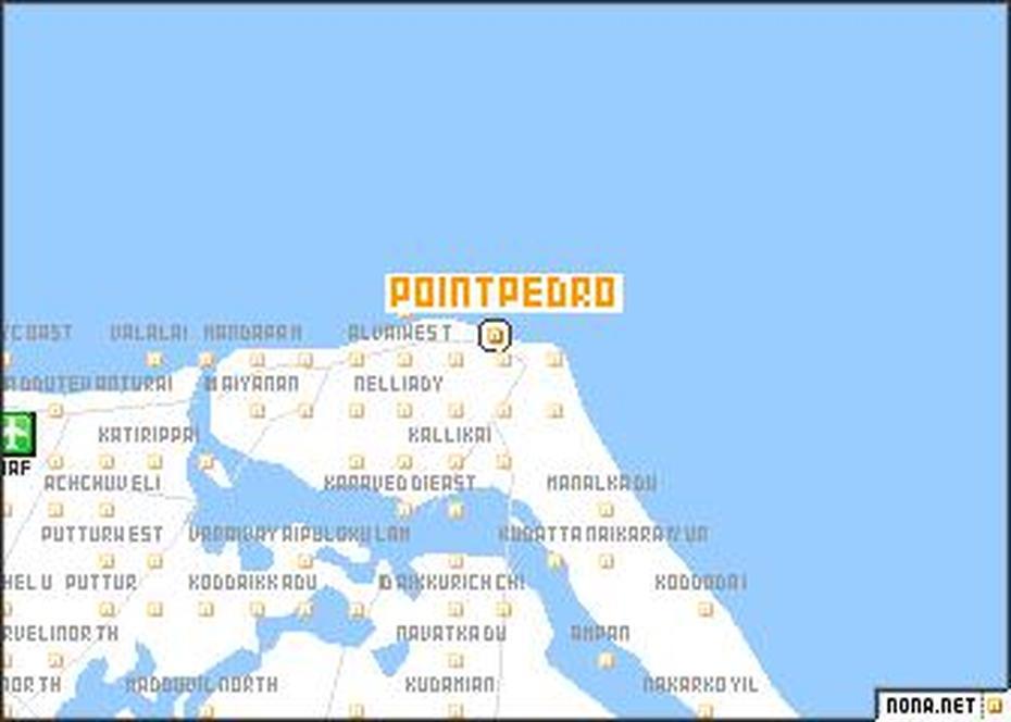 Point Pedro (Sri Lanka) Map – Nona, Point Pedro, Sri Lanka, Sri Lanka Fishing, Sri Lanka Satellite