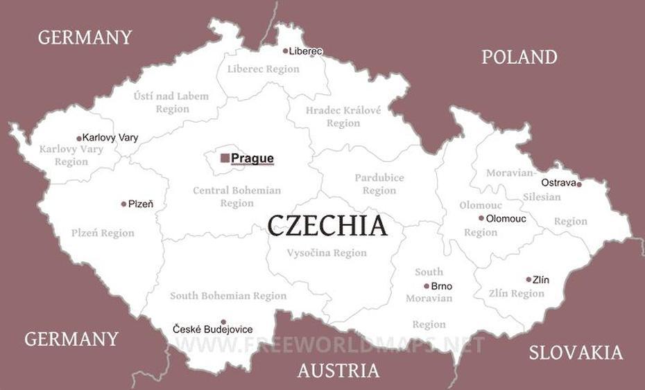 Political Map Outline | Dibandingkan, Olomouc, Czechia, Olomouc, Czechia