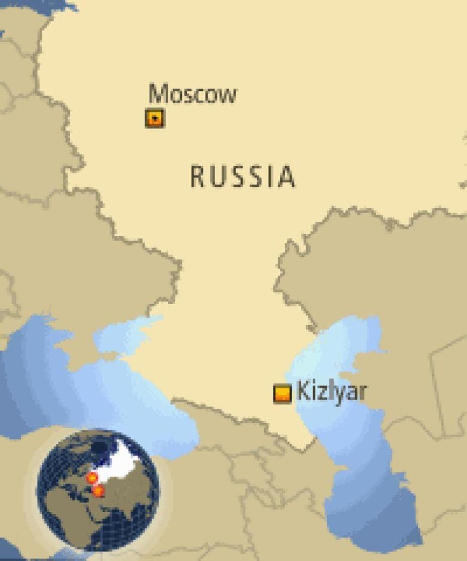 Of Russia Area, Russia  With Capital, Cbc, Kizilyurt, Russia