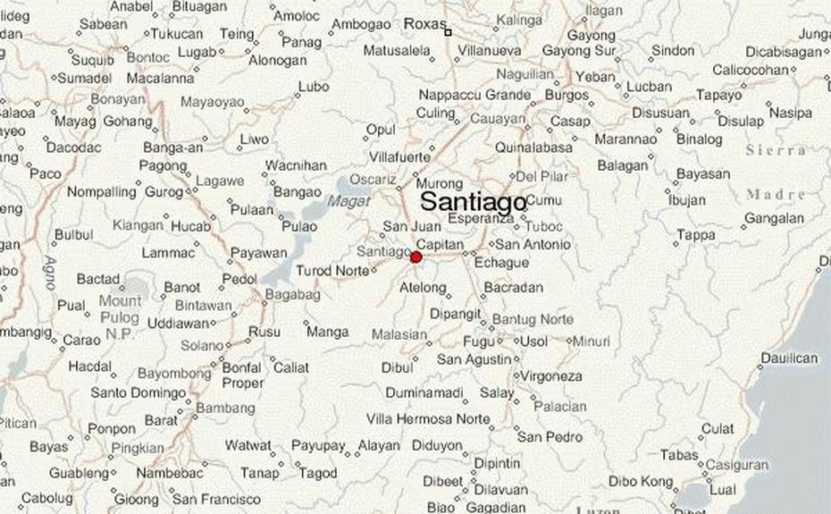 Santiago Isabela, Santiago City, Philippines Location, Santiago, Philippines