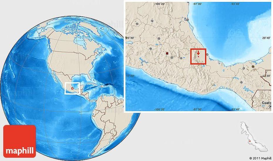 Shaded Relief Location Map Of Tomatlan, Tomatlán, Mexico, Punta Mita Mexico, Veracruz Mexico