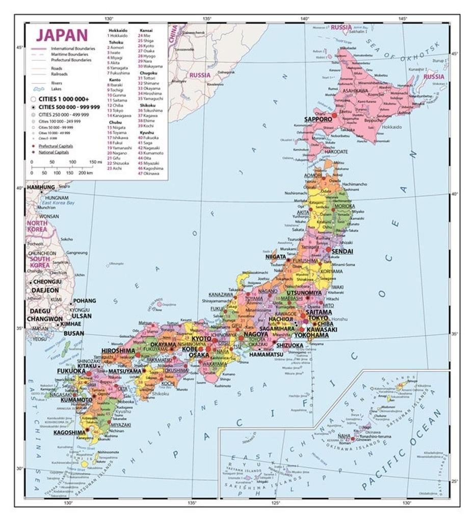 Southern Japan, Japan On Asia, Illustrator Pdf, Uchinada, Japan