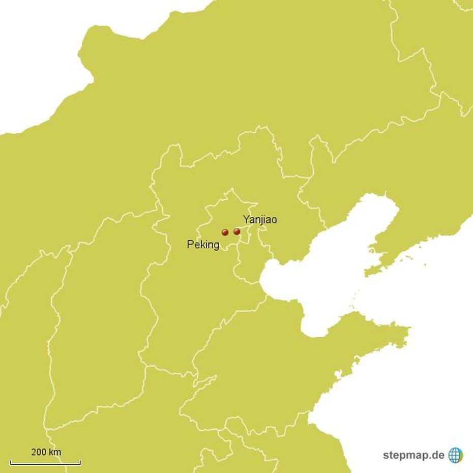 Stepmap – Nr.7, Yanjiao – Landkarte Fur China, Yanjiao, China, Hebei China, Tangshan China