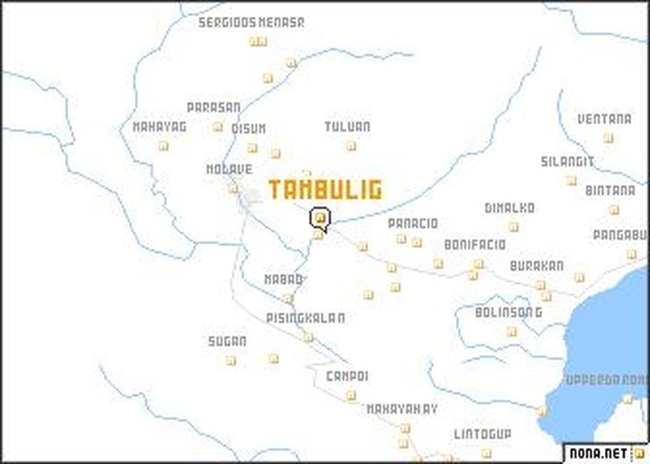 Tambulig (Philippines) Map – Nona, Tambulig, Philippines, Philippines City, Philippines  Cities