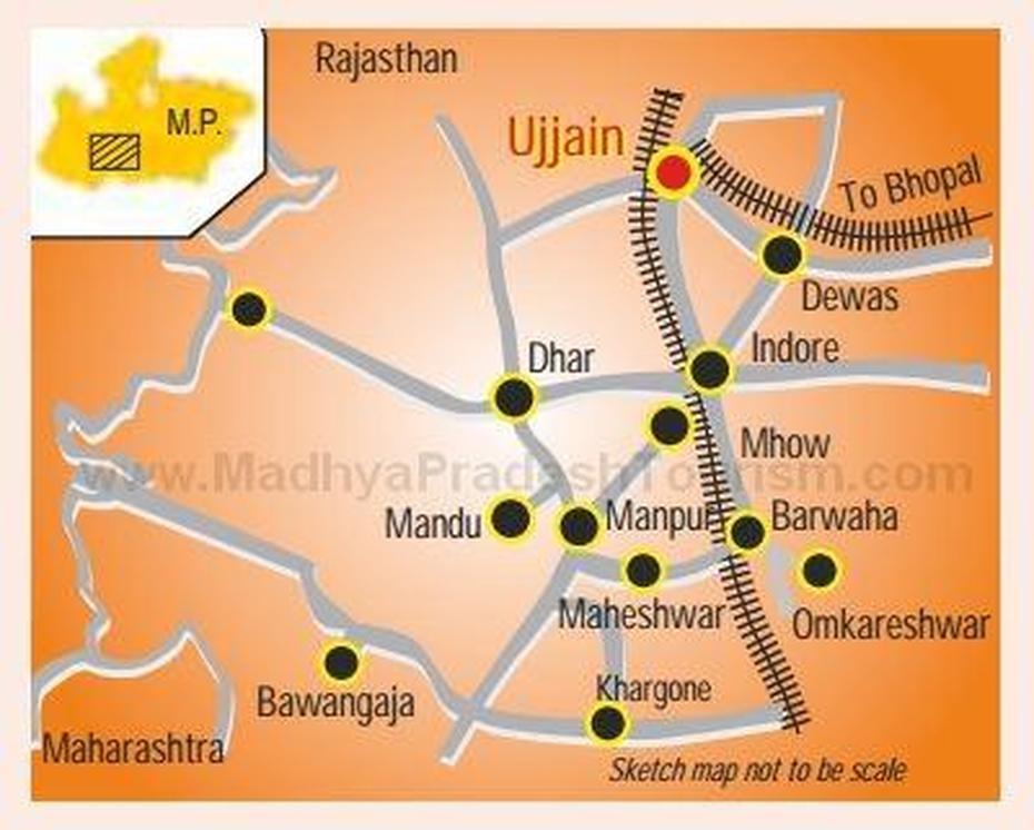 Ujjain Tourist Map – Bharat Taxi Blog, Ujjain, India, Jantar Mantar Ujjain, Haridwar India