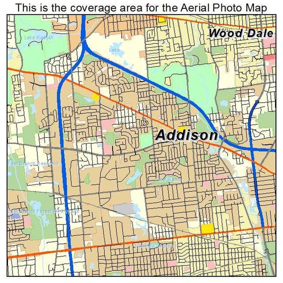 Aerial Photography Map Of Addison, Il Illinois, Addison, United States, Addison Texas, Addison Tx