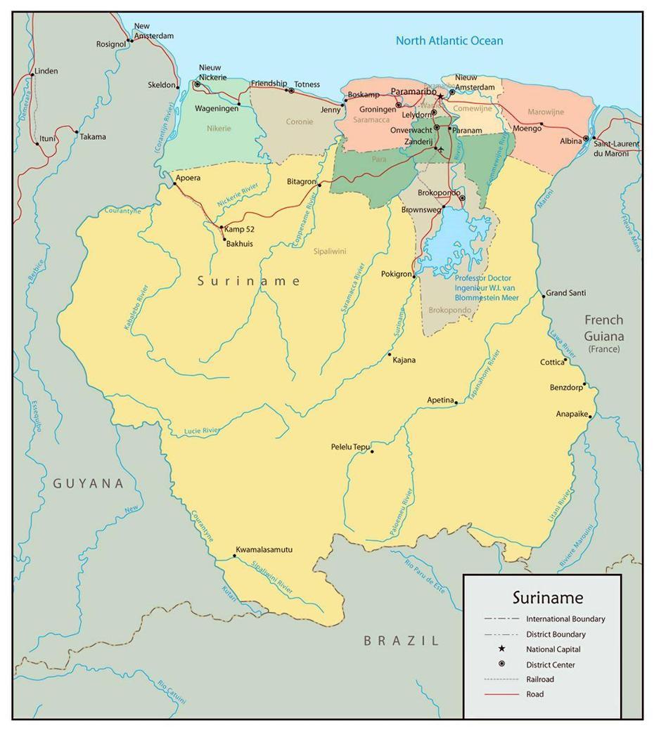 America Suriname, Of Suriname South America, Suriname, Cottica, Suriname