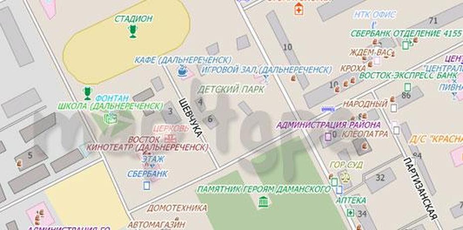 City Guide, Dalnerechensk, Russia, Printable  Russia, Russia  Drawing