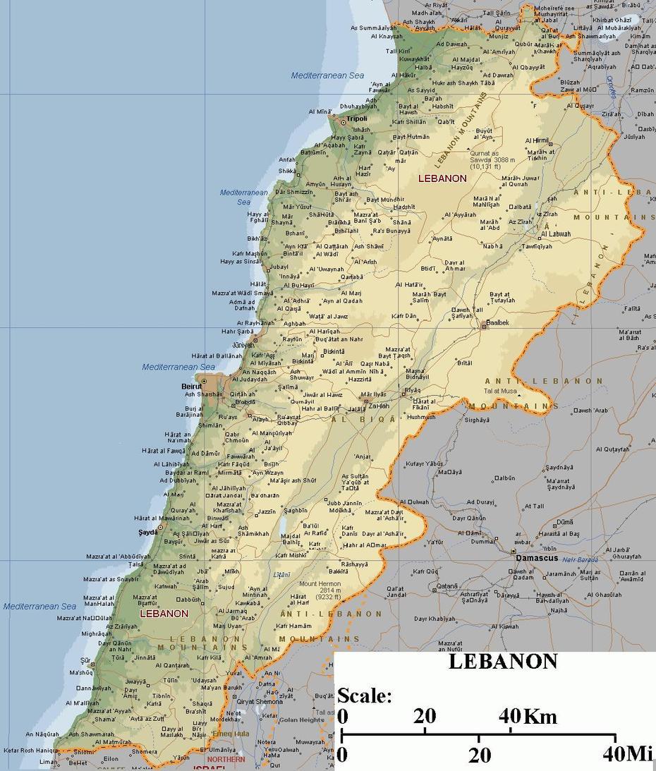 Country Of Lebanon, Lebanon  In Arabic, Lebanon , Qornet Chahouâne, Lebanon