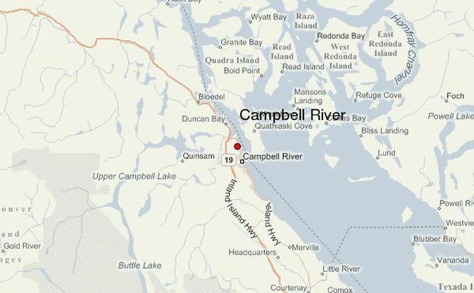 East Coast Rivers, Alberta Road  Detailed, Guide, Campbell River, Canada