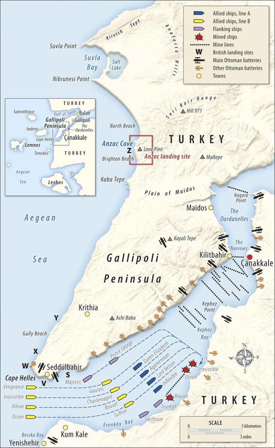 Gallipoli Part 2 – The Landing, Gallipoli, Turkey, Ephesus Turkey, Pamukkale Turkey