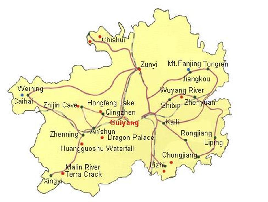 Guizhou Travel Map – China Trekking Guide, Route, Map, Photo, Gaizhou, China, Guangdong China, Longsheng China