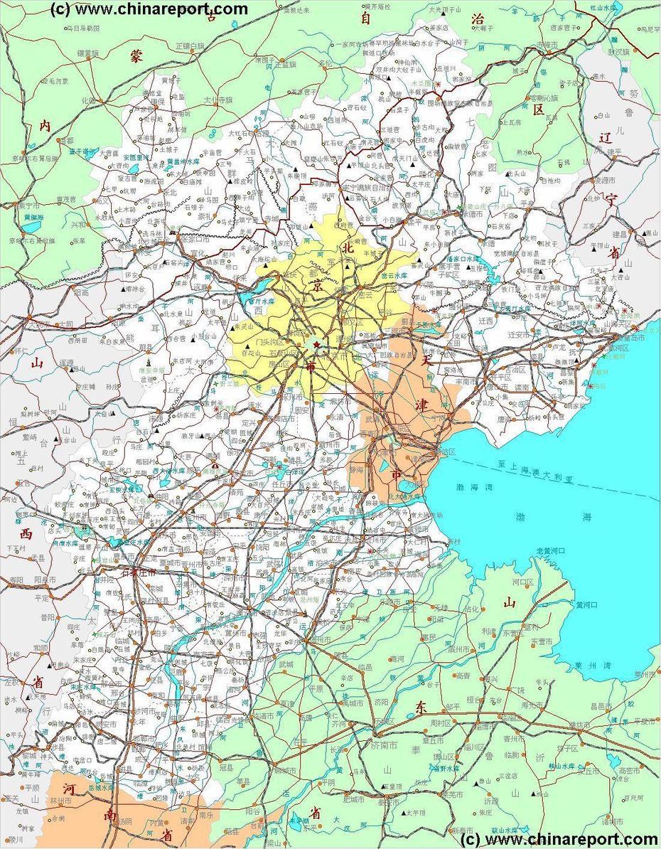 Hebei Province, China – Overview Map, By Chinareport, Hebi, China, Chengde China, Changzhou China