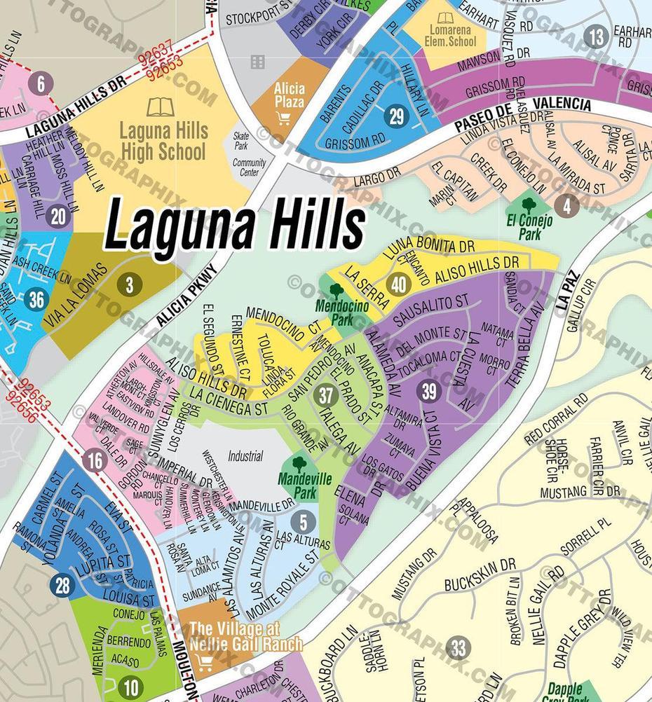 Laguna Hills Map, Orange County, Ca  Otto Maps, Laguna Hills, United States, Laguna Hills City, Laguna Hills Fire
