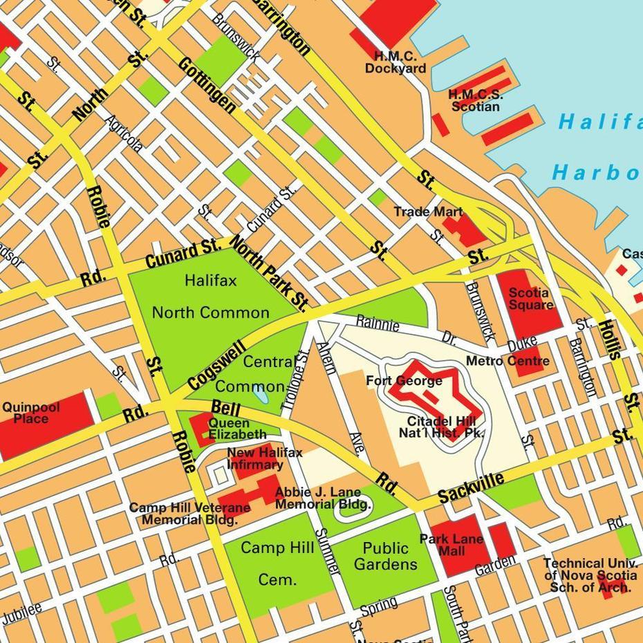 Map Halifax Ns, Nova Scotia, Canada. Maps And Directions At Hot-Map., Halifax, Canada, Dartmouth Canada, Halifax Weather