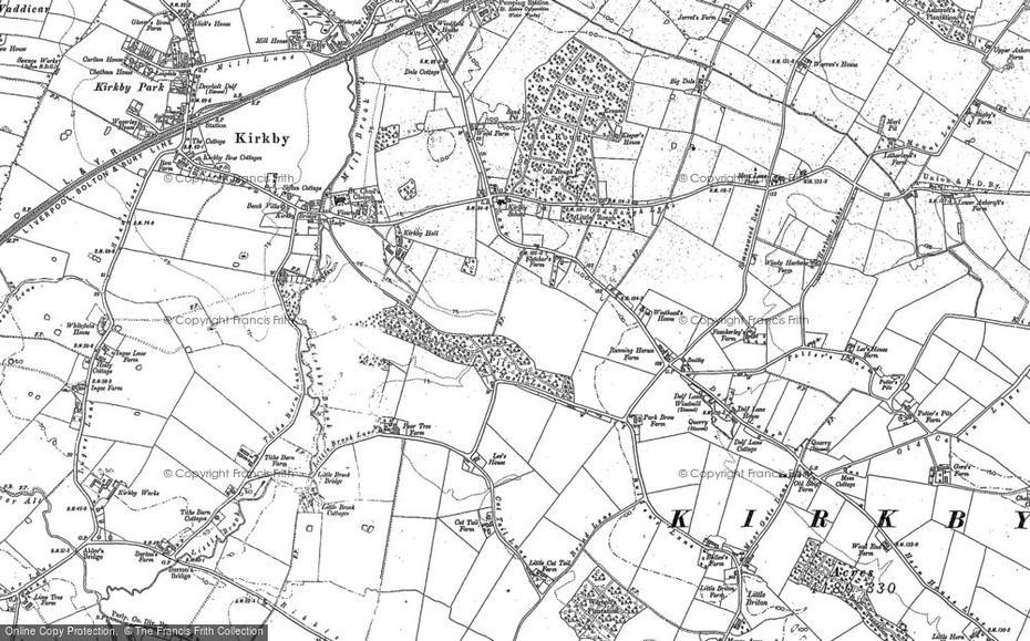 Old Maps Of Kirkby, Merseyside – Francis Frith, Kirkby, United Kingdom, Lonsdale, Doncaster Uk