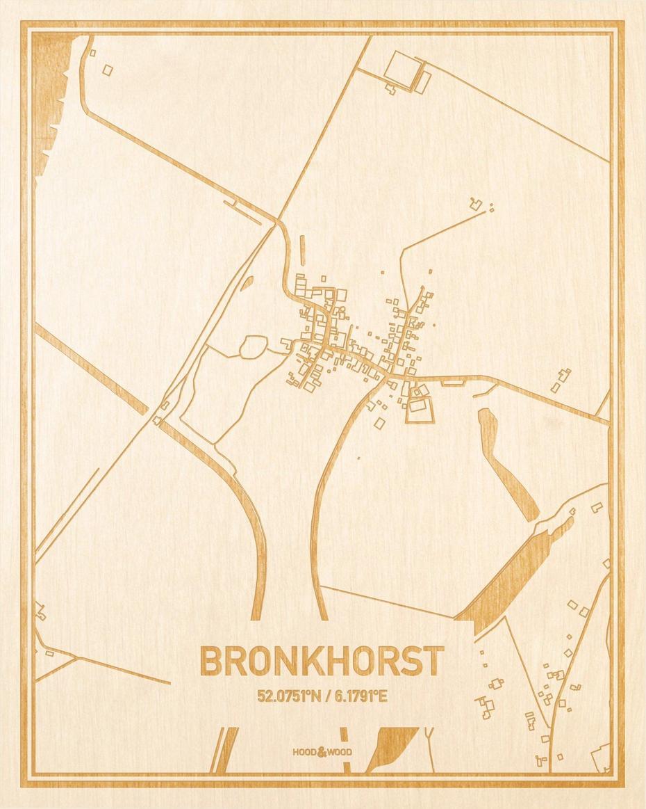 Plattegrond Bronkhorst Centrum – Hood&Wood, Bronkhorst, Netherlands, Arnd Bronkhorst, Bronkhorst High-Tech