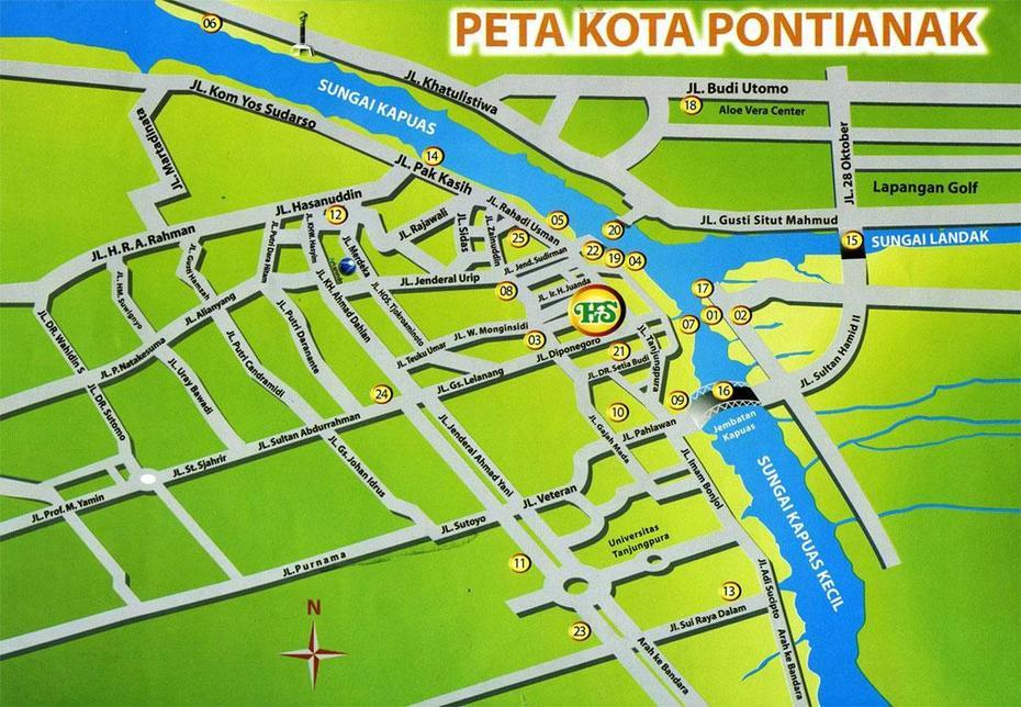 Pontianak Map, Pontianak, Indonesia, Bandung Indonesia, Indonesia  Satellite