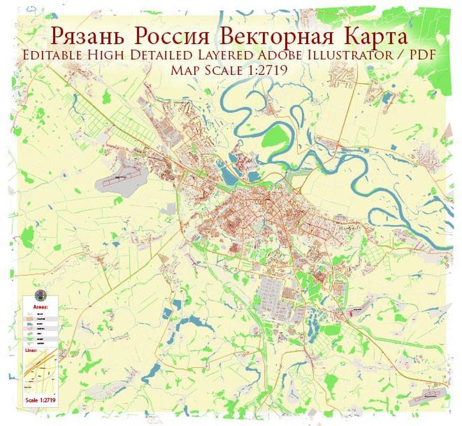 Ryazan Russia Map Vector High Detailed Editable Adobe Illustrator In …, Ryazan, Russia, Bangladesh  Google Satellite, Ufa Russia