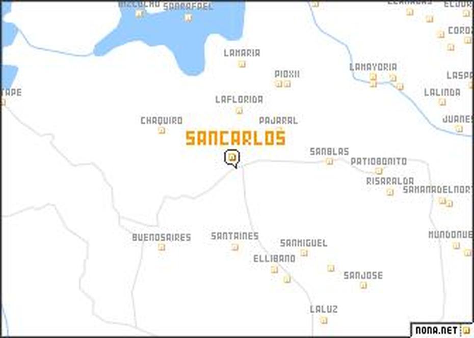 San Carlos (Colombia) Map – Nona, San Carlos, Colombia, Santander Colombia, Barichara  Santander