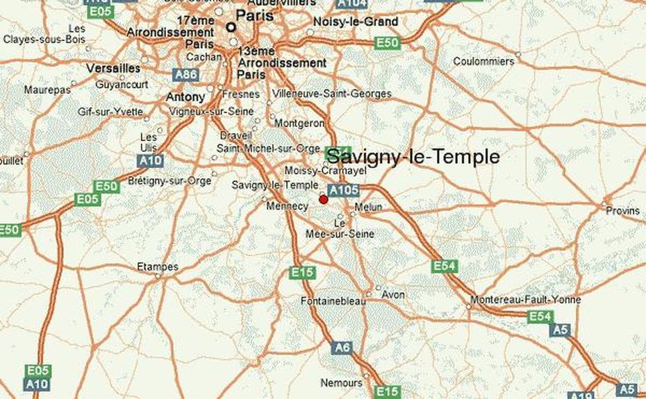 Savigny Les Beaune Wine, Carte Savigny Le Temple, Guia Urbano, Savigny-Le-Temple, France