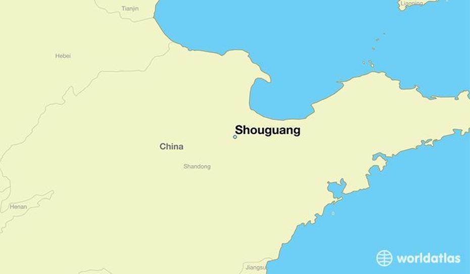 Where Is Shouguang, China? / Shouguang, Shandong Map – Worldatlas, Shouguang, China, Binzhou China, Zibo China