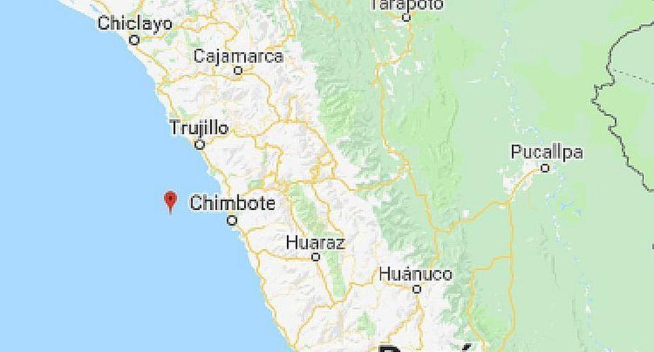 Sismo De 5.3 Se Registra En Chimbote | Actualidad | Ojo, Chimbote, Peru, Peru Satellite, A Del Peru
