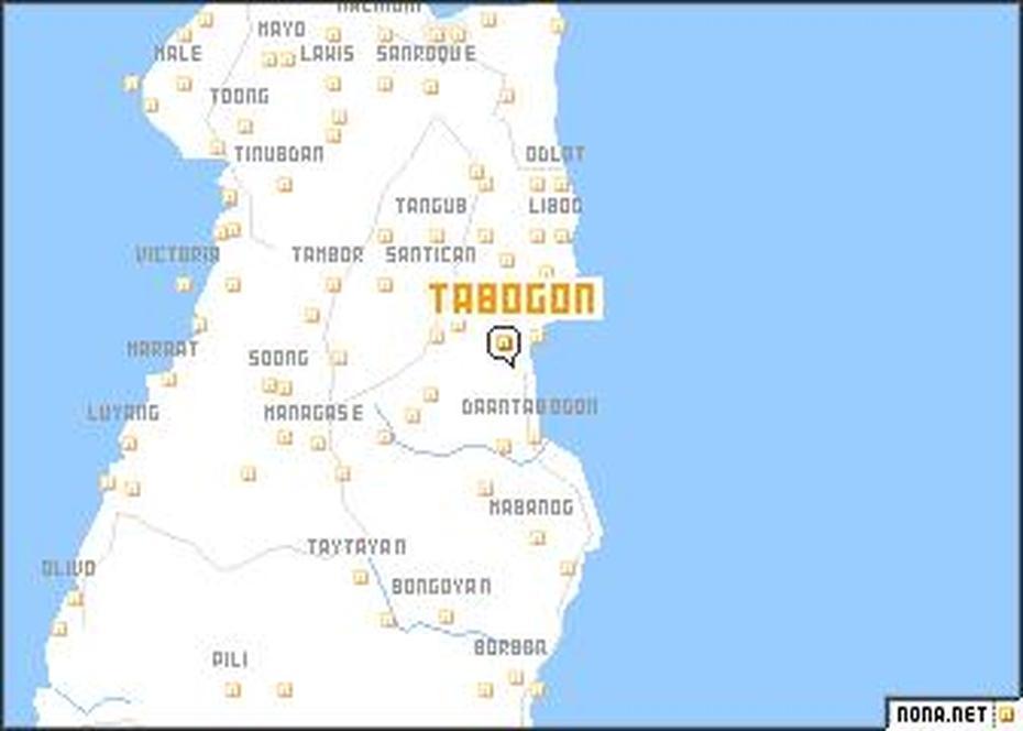 Tabogon (Philippines) Map – Nona, Tabogon, Philippines, Tabogon Cebu, Tabogon Cebu