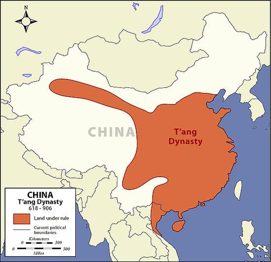 Tang Dynasty Map – The Art Of Asia – History And Maps, Wangtang, China, Tang Dynasty Territory, Chang’An