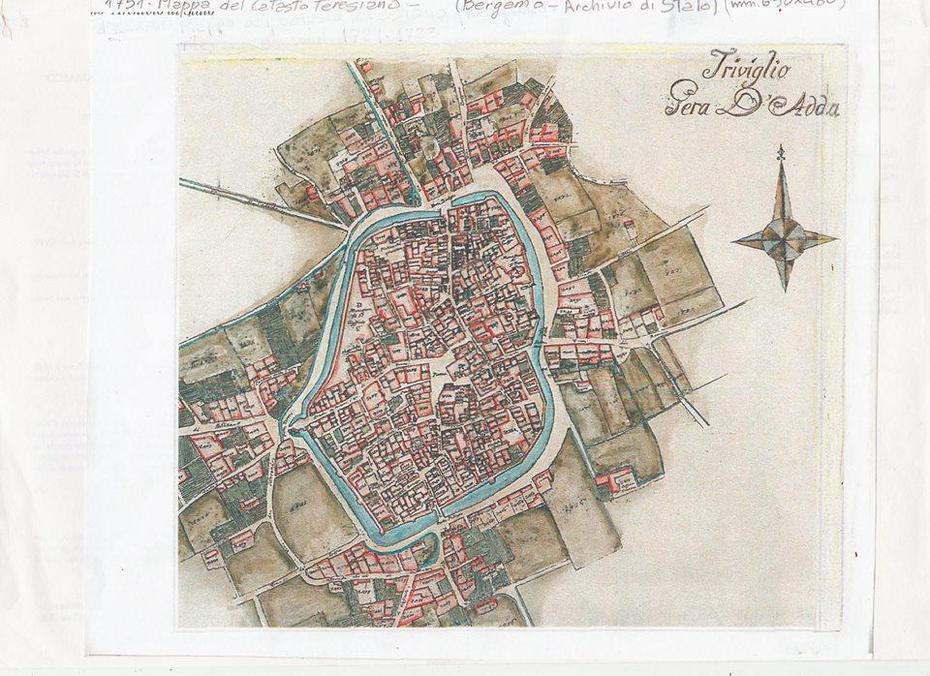 Treviglio Antica Mappa Treviglio 1751 – Treviglio Amarcord, Treviglio, Italy, Province Of Foggia Italy, Modena Italy