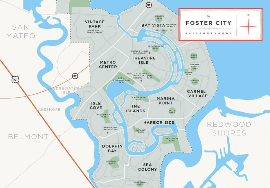 Usa  With State And City Names, United States  Oceans, Estate Sternsmith, Foster City, United States