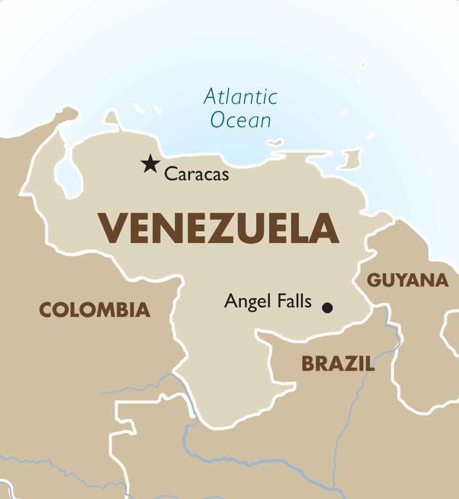 Venezuela States, Physical  Of Venezuela, South, Caracas, Venezuela