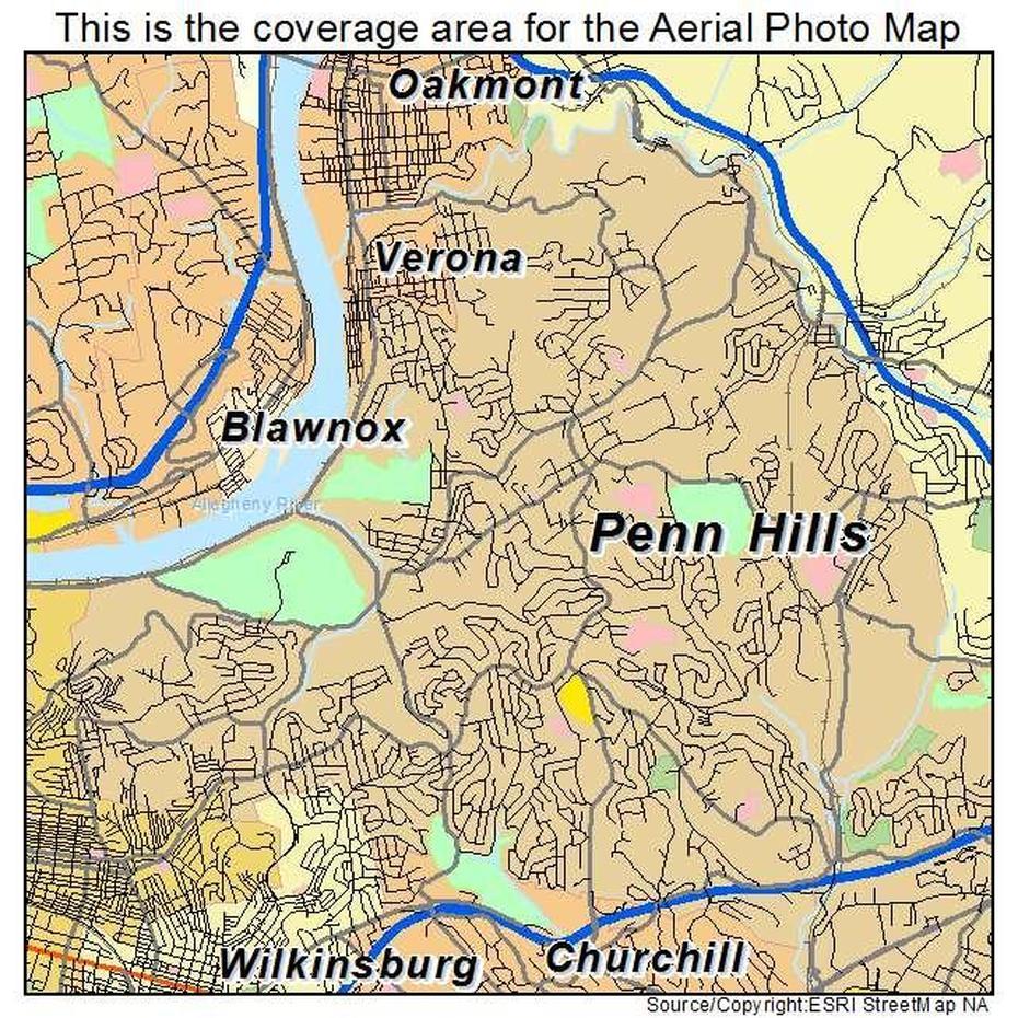 Aerial Photography Map Of Penn Hills, Pa Pennsylvania, Penn Hills, United States, Wyoming Ski Resorts, Penn Hills Crime