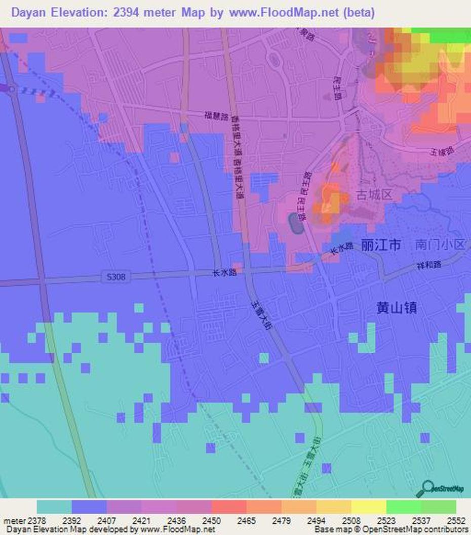 Elevation Of Dayan,China Elevation Map, Topography, Contour, Dayan, China, Moshe Dayan Quotes, Moshe  Sharett