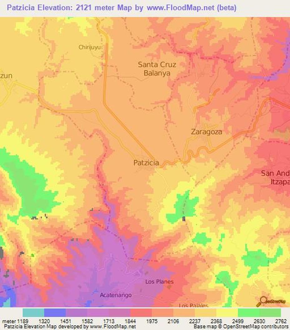 Elevation Of Patzicia,Guatemala Elevation Map, Topography, Contour, Patzicía, Guatemala, Guatemala City Slums, Guatemala Landscape