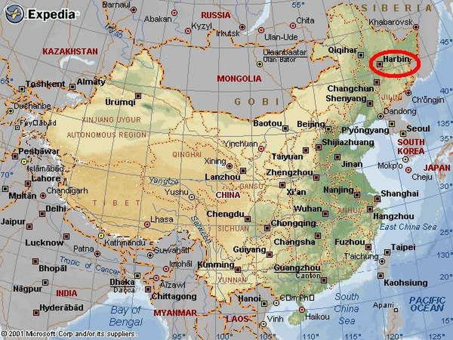 Harbin Map, Harbin, China, Harbin Manchuria, Shenyang China