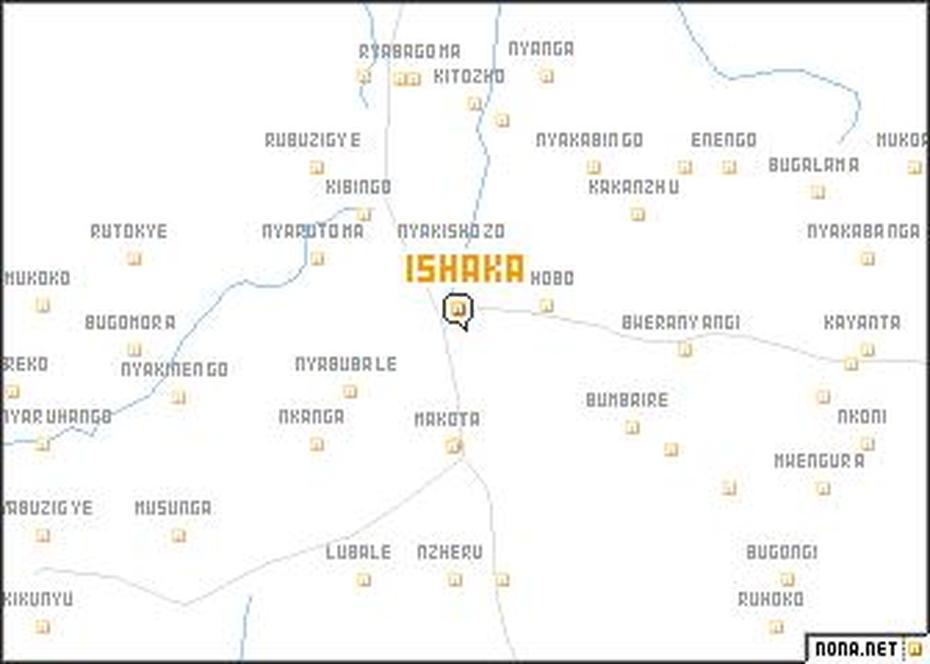 Ishaka (Uganda) Map – Nona, Ishaka, Uganda, Uganda  Africa, Printable  Of Uganda